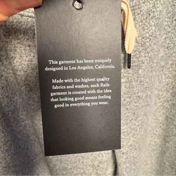 Rails NWT Women’s Oakland Sweat Pants Knit Jogger Melange Grey Heather Gray XS - Picture 9 of 14